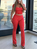 Dot Tee & Pants Set