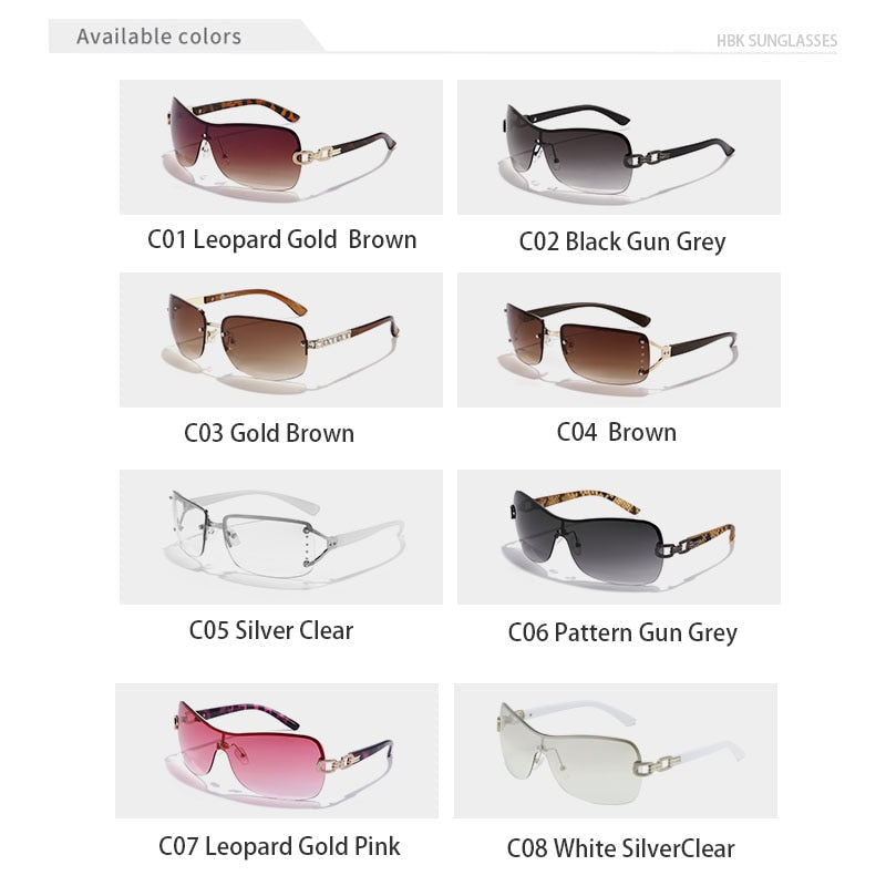 Oversized Gradient Sunglasses