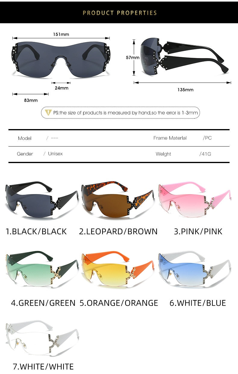 Oversized Gradient Sunglasses