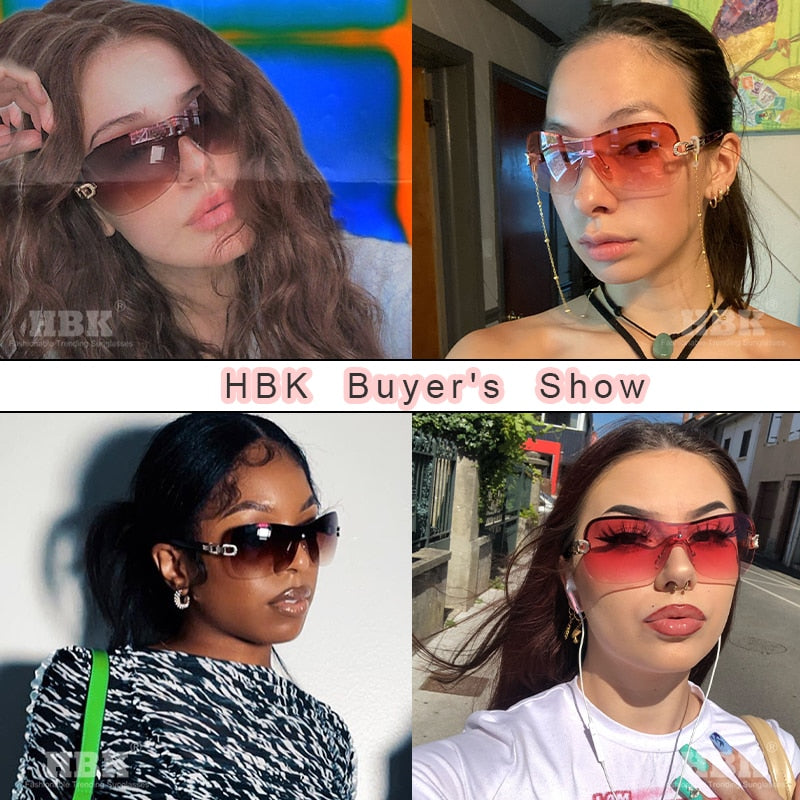 Oversized Gradient Sunglasses