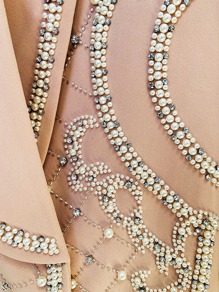 Pearl Beaded Blazer
