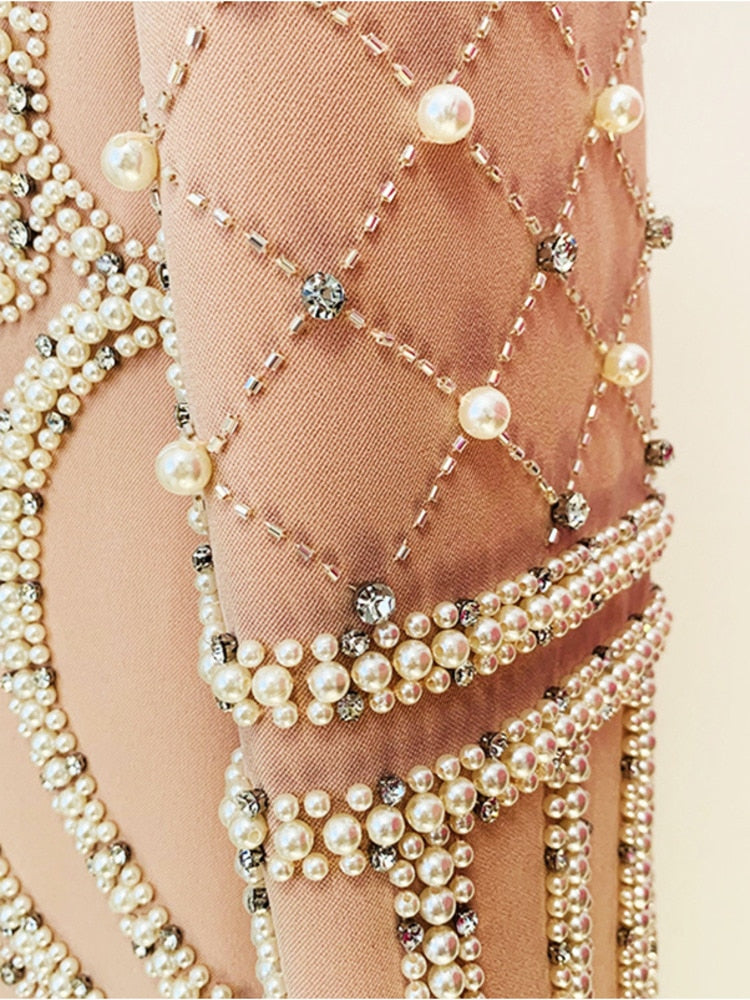 Pearl Beaded Blazer