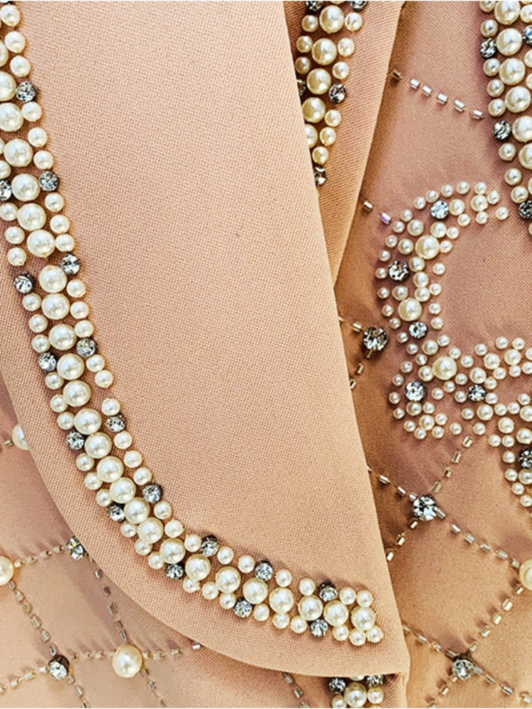 Pearl Beaded Blazer