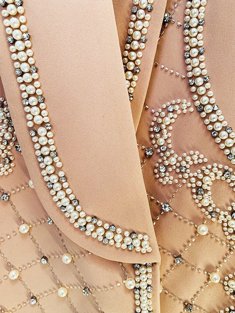 Pearl Beaded Blazer