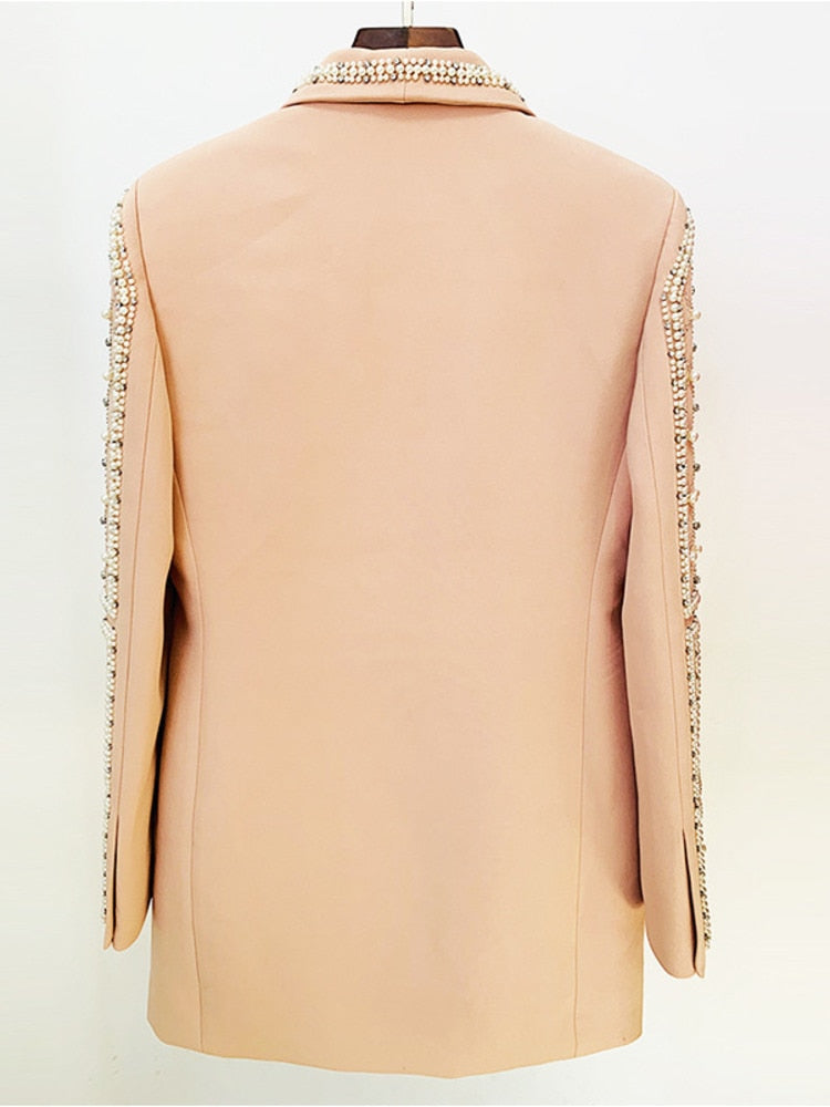 Pearl Beaded Blazer