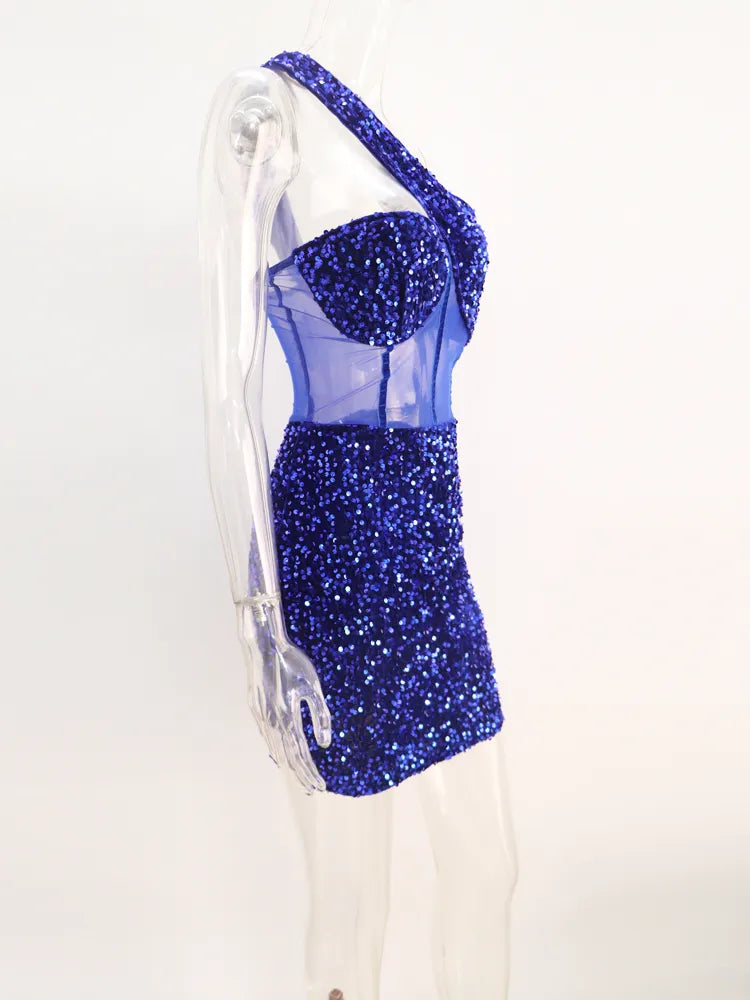 Kyra Sequin Mini Dress