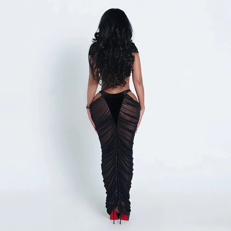 Velvet Mesh Cutout Set