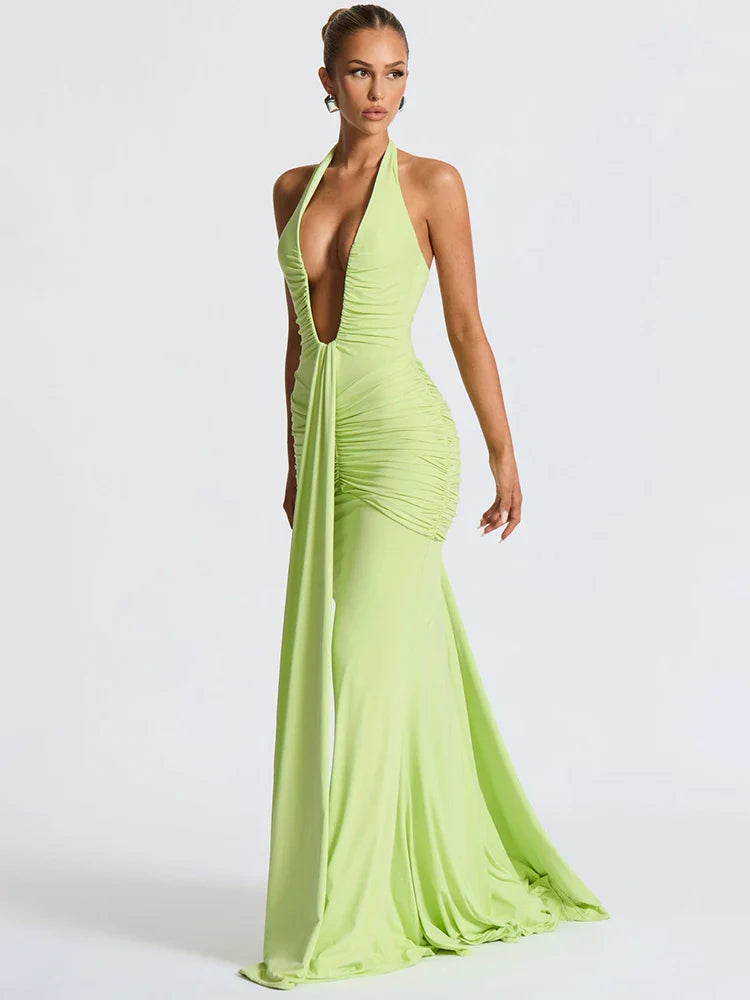 Kirsten Ruched Maxi Dress