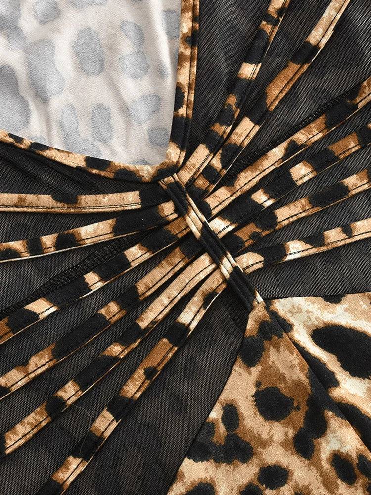 Wild Cut-Out Leopard Jumpsuit