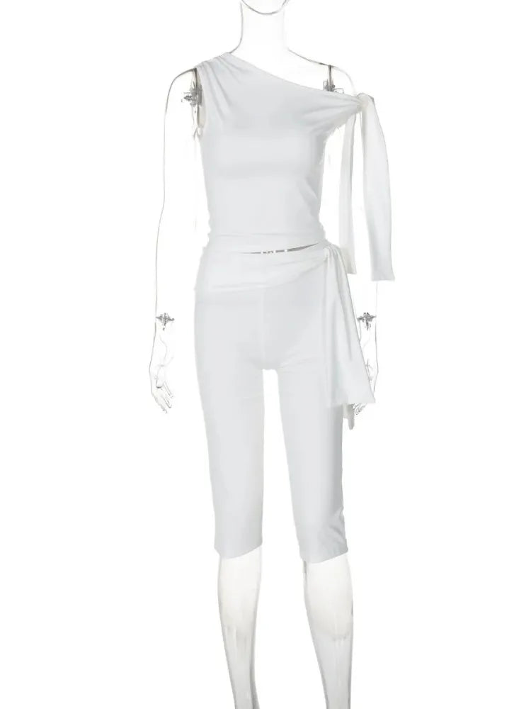 Hanie Short Set White