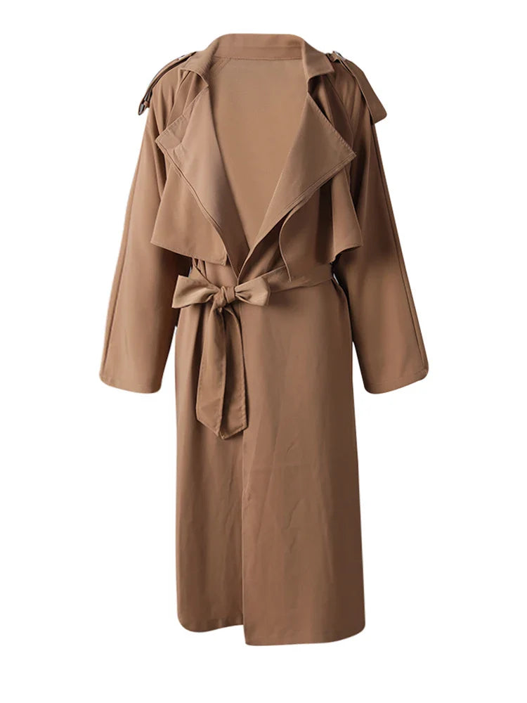 Belted Trench Coat Khaki