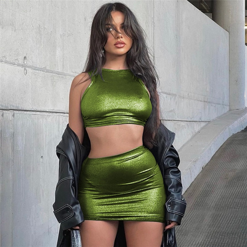 Shiny Summer Set Green