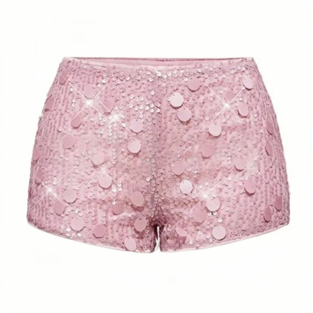 Lory Corset Sequin Short Set