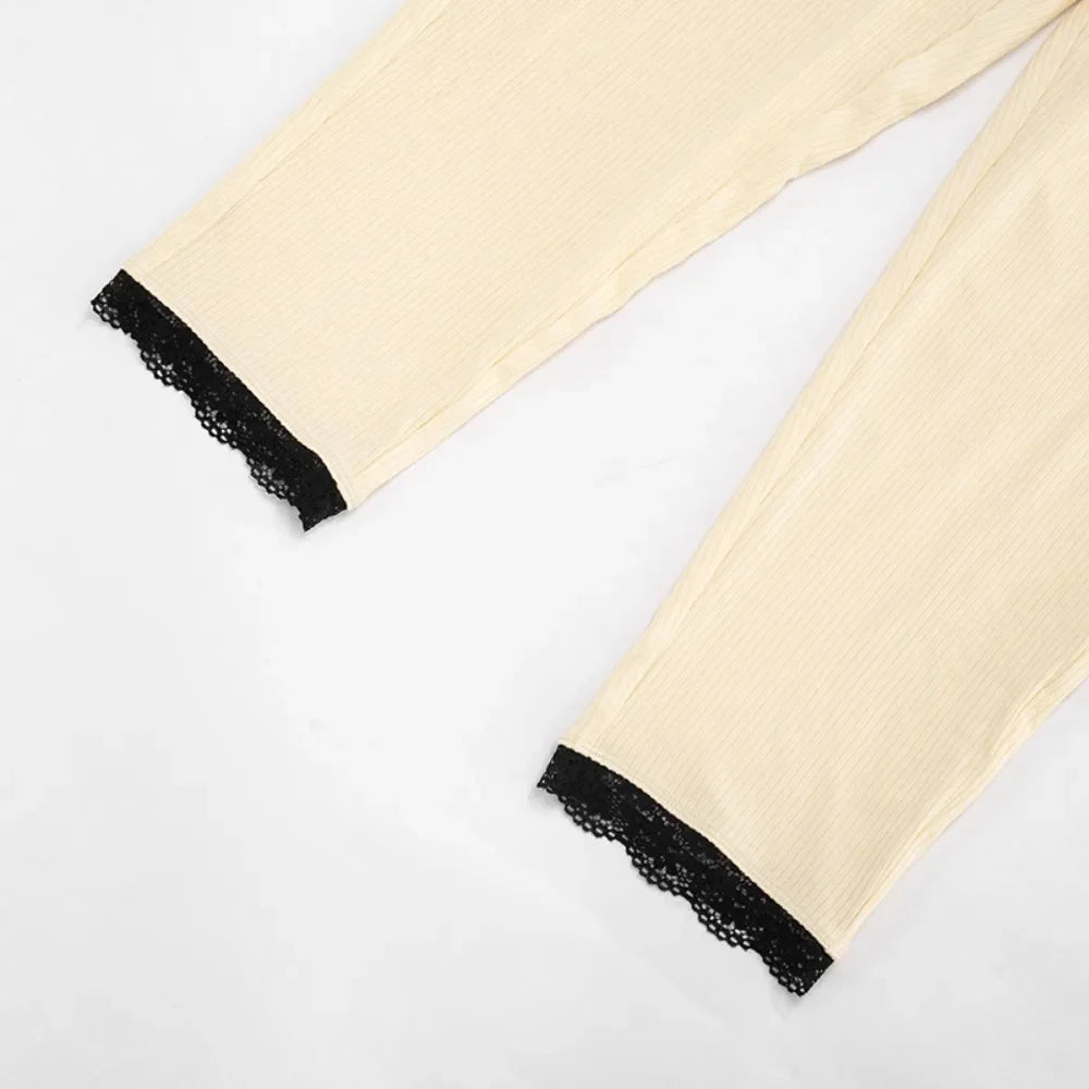 Maddie Knit Capri Pants Set