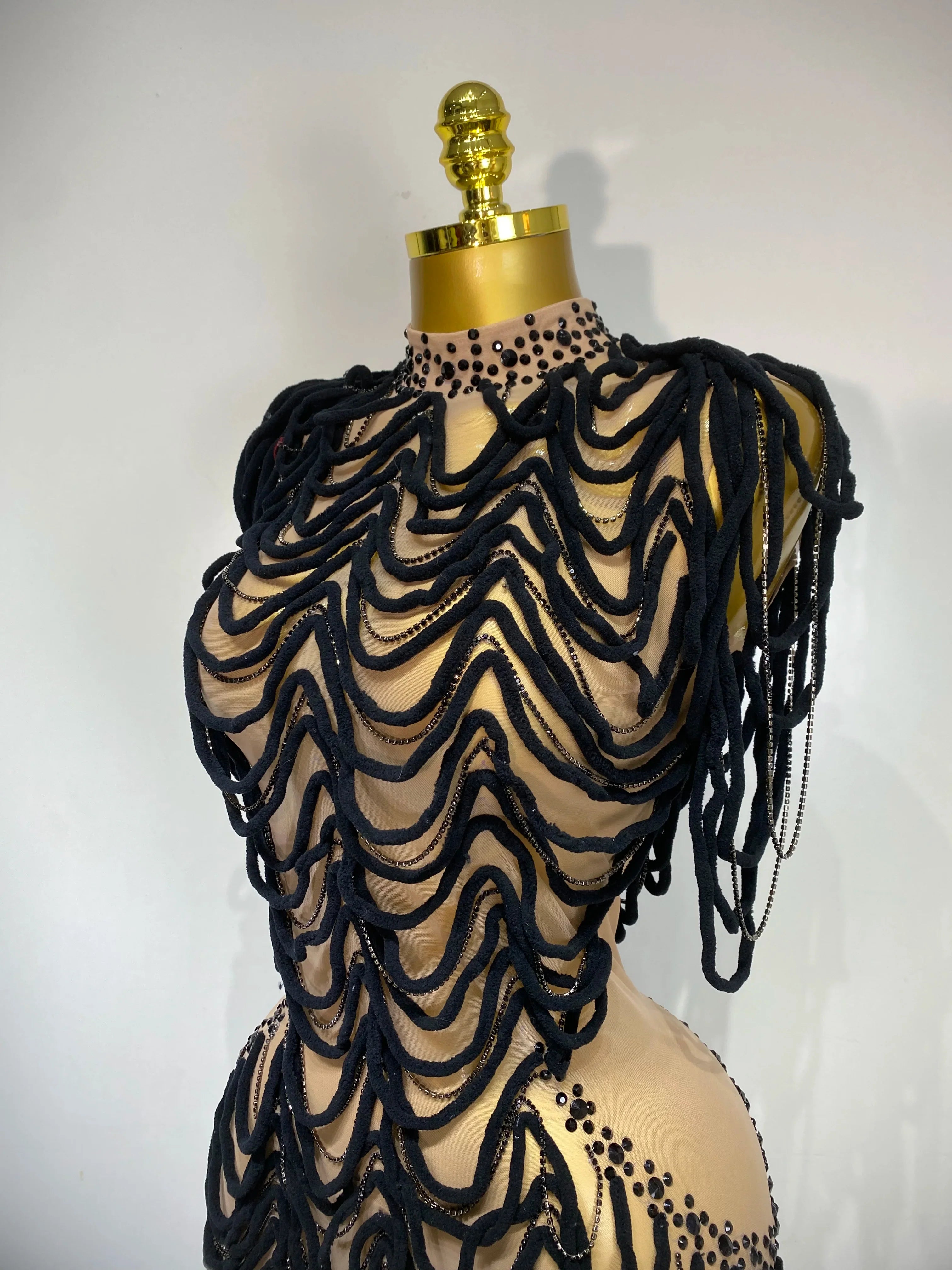 Venia Rhinestone Dress
