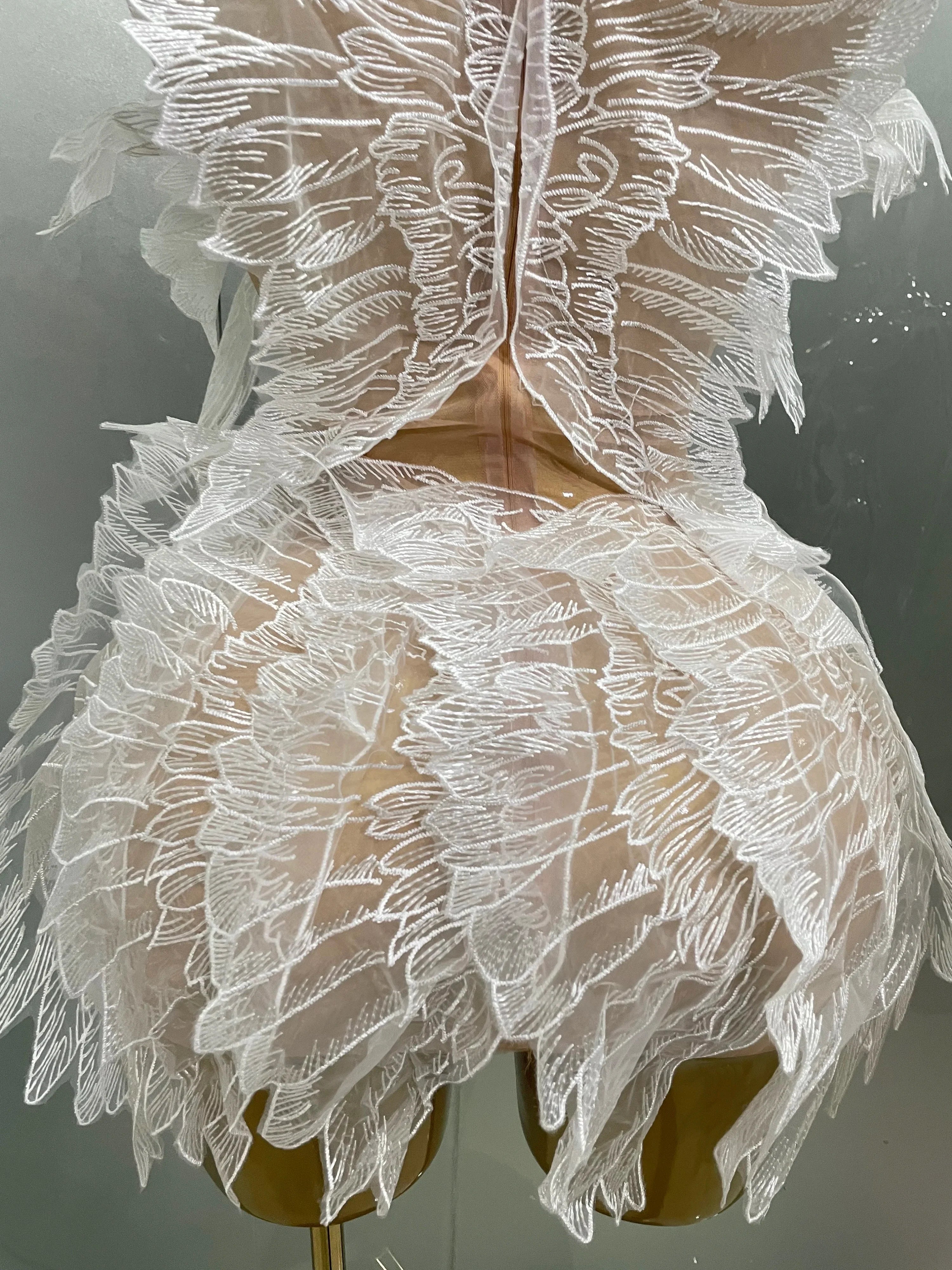 Angel Wings Mini Dress