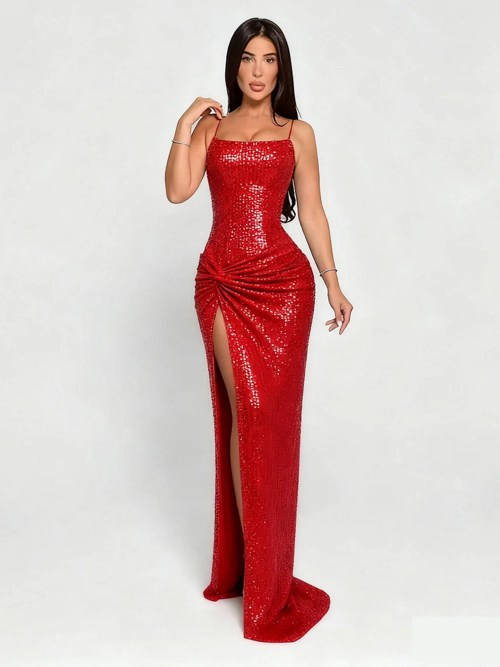 Taylah Pleated Maxi Dress