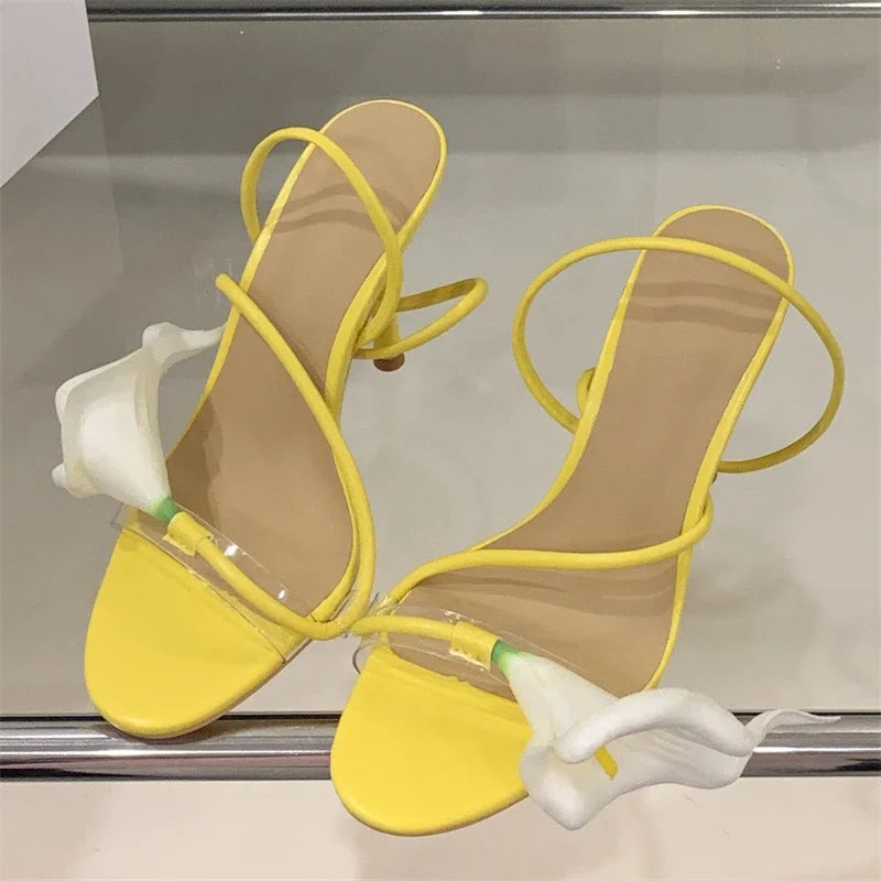 Flower High Heels