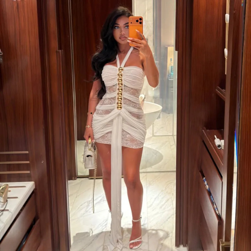 Cherie Lace Mini Dress