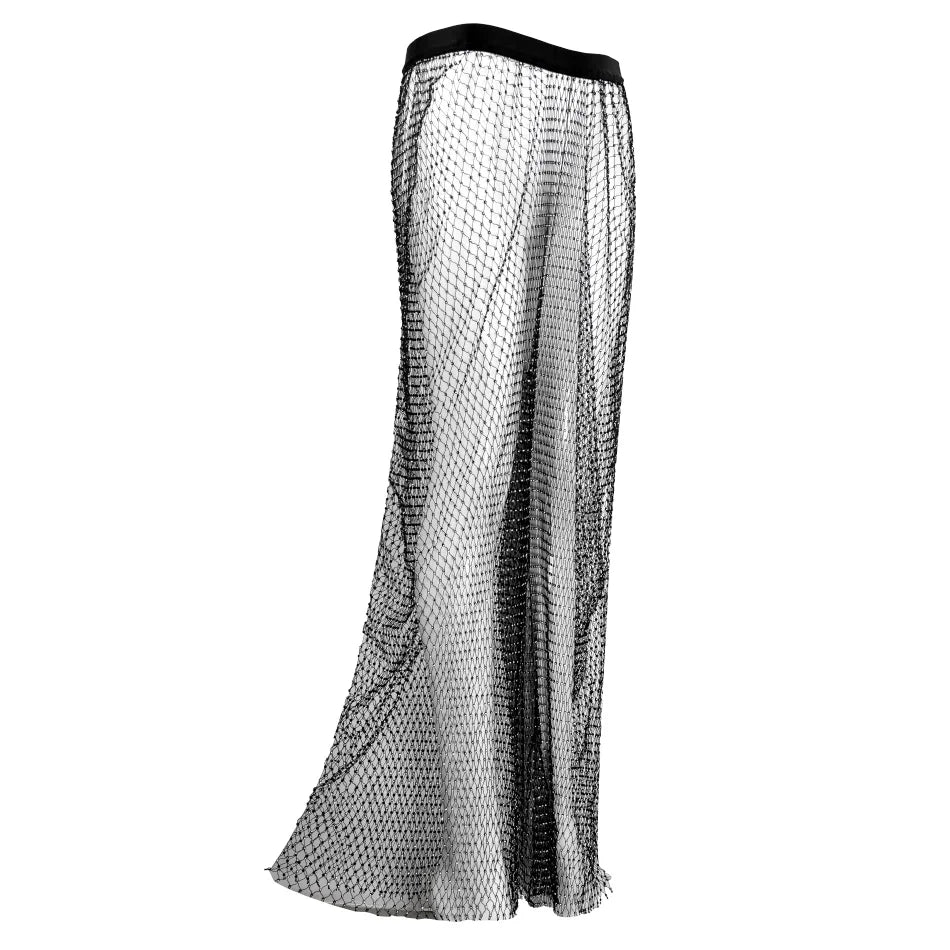 Sparkle Fishnet Rhinestone Trouser