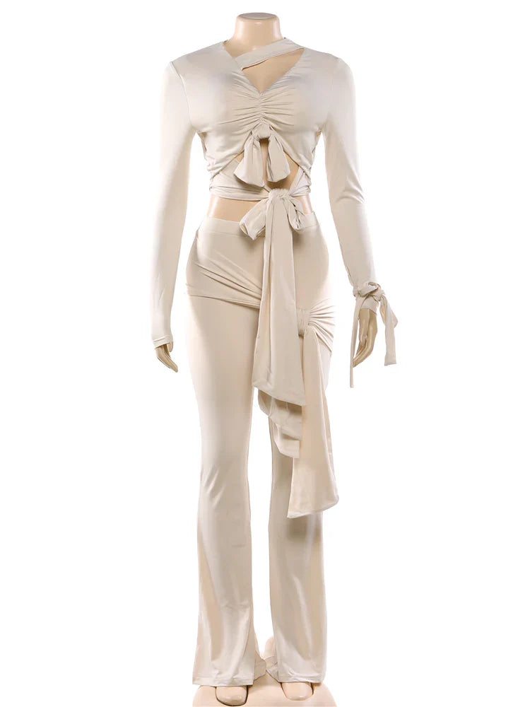 Demi Tassel Pants Set