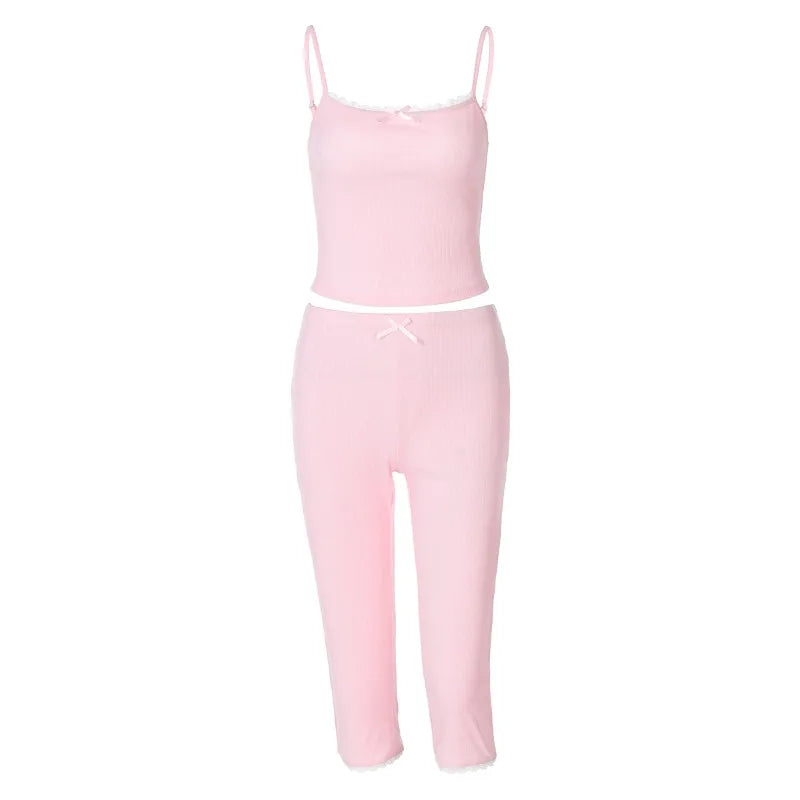 Barbie Pink Knit Pants Set