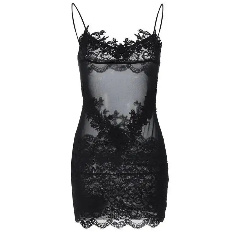 Fatima Lace Mini Dress