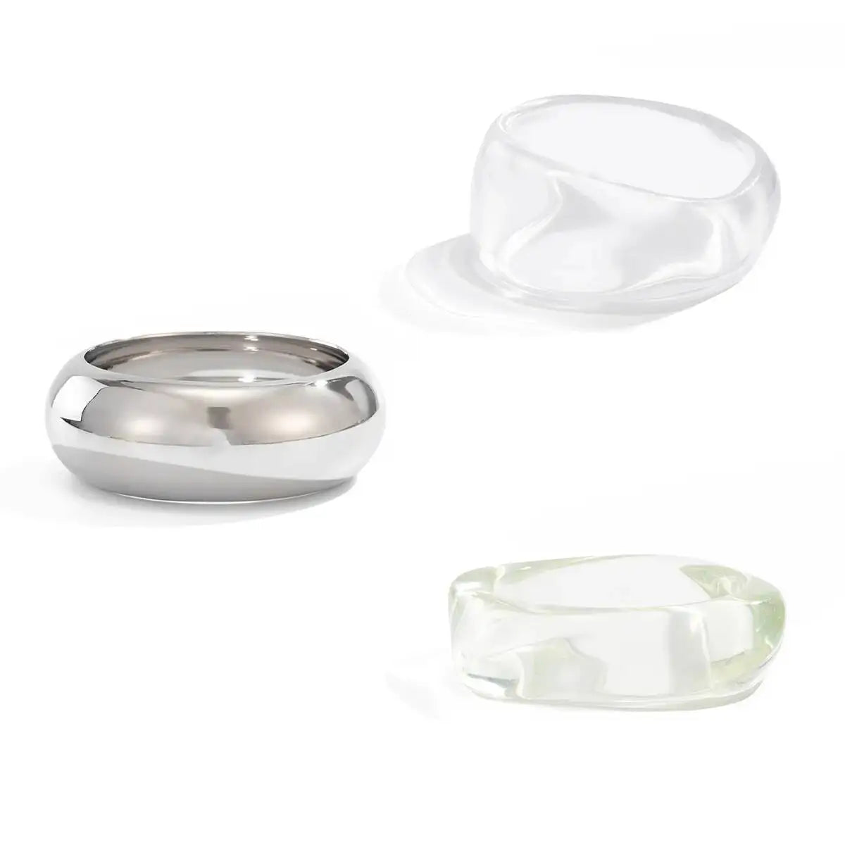 Acrylic Resin Bangle Bracelet