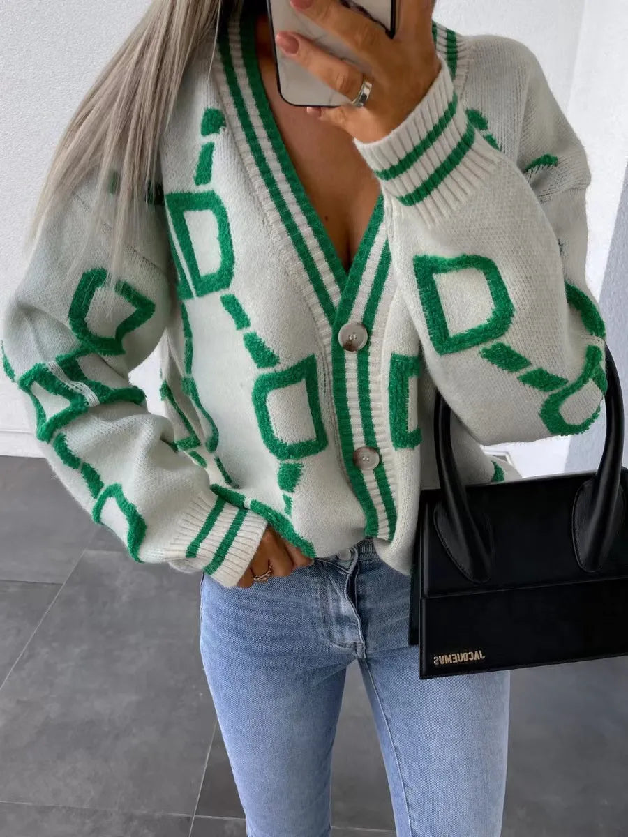 Lola Knit Sweater Cardigan Beige