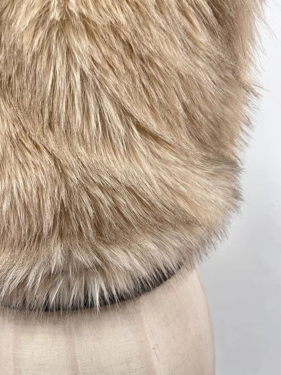 Fur Luxurious Retro Top