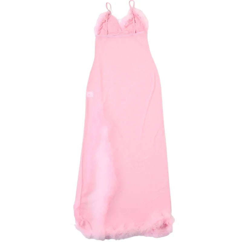 Exotic Mesh Maxi Dress
