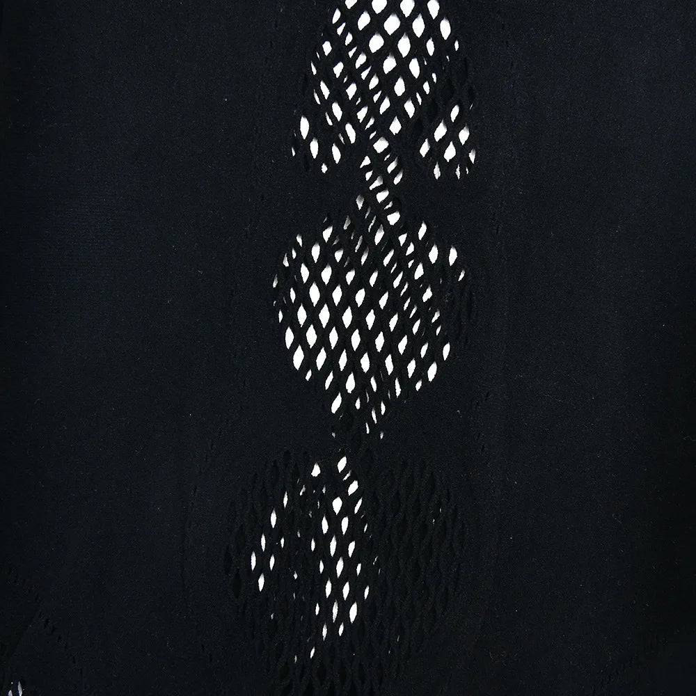 Flaming Hot Mesh Dress