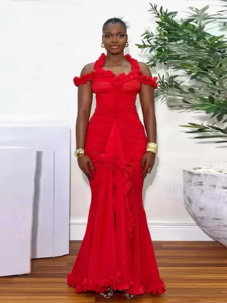 Nadya Off-Shoulder Maxi Dress