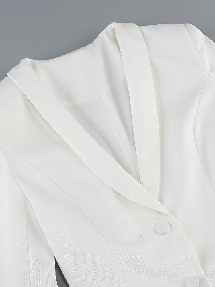 Lynn Pleated Blazer Dress