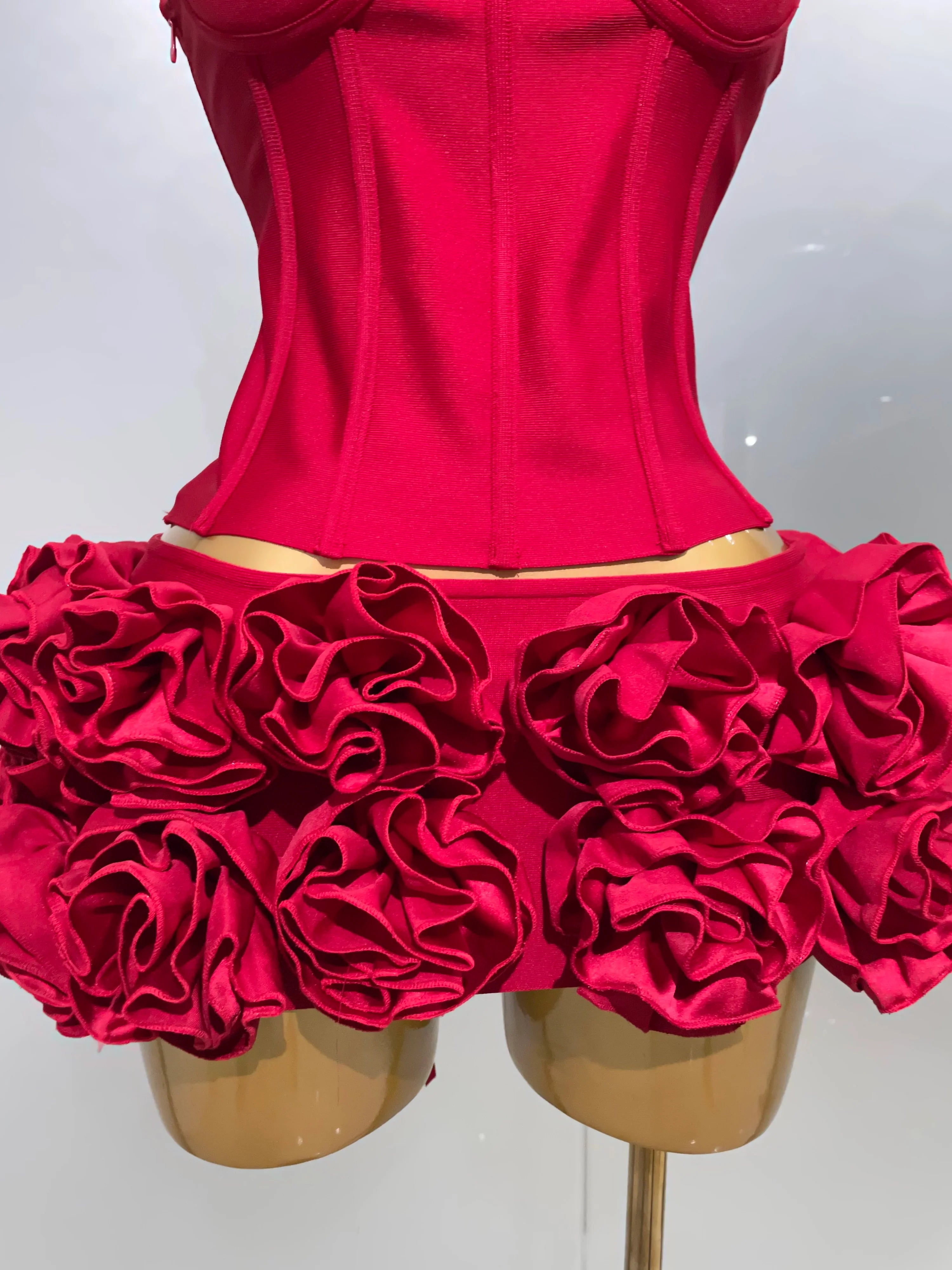 Kayla Bandage Mini Skirt Set