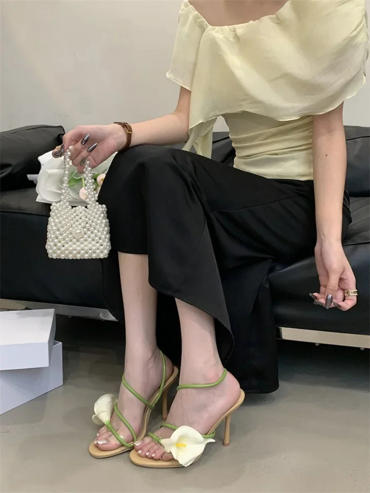 Flower High Heels
