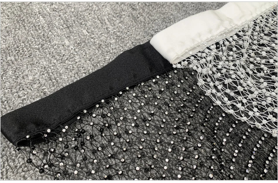 Sparkle Fishnet Rhinestone Trouser