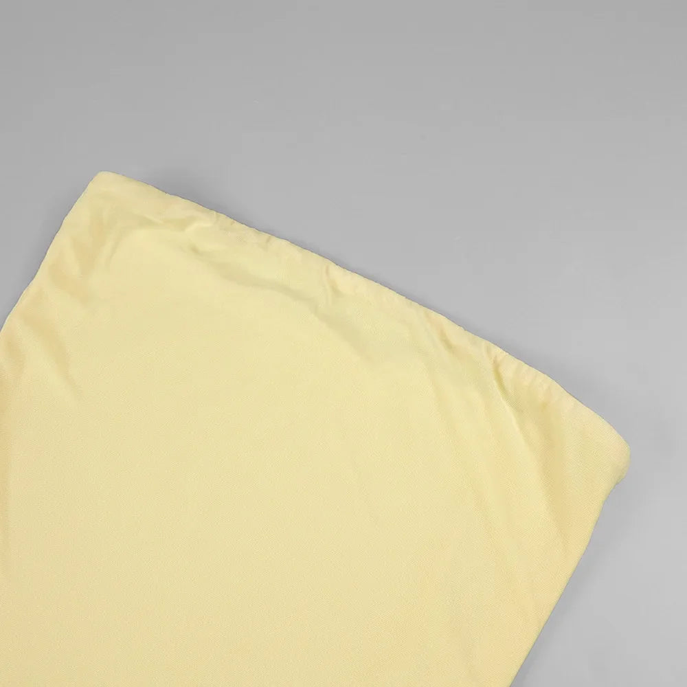Yellow Silk Maxi Dress