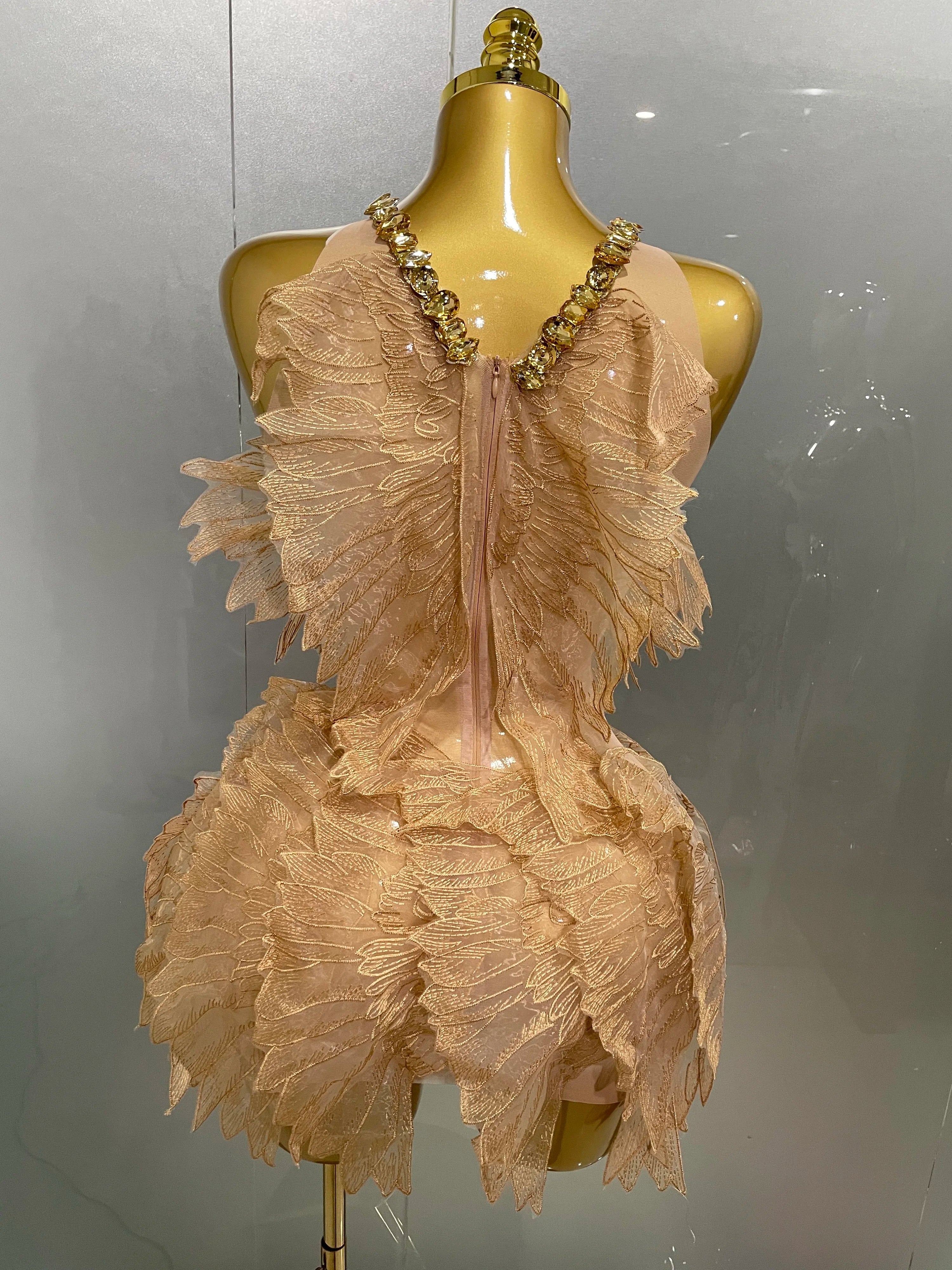 Angel Wings Mini Dress