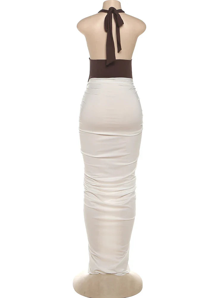 Renda Ruched Bodycon Dress
