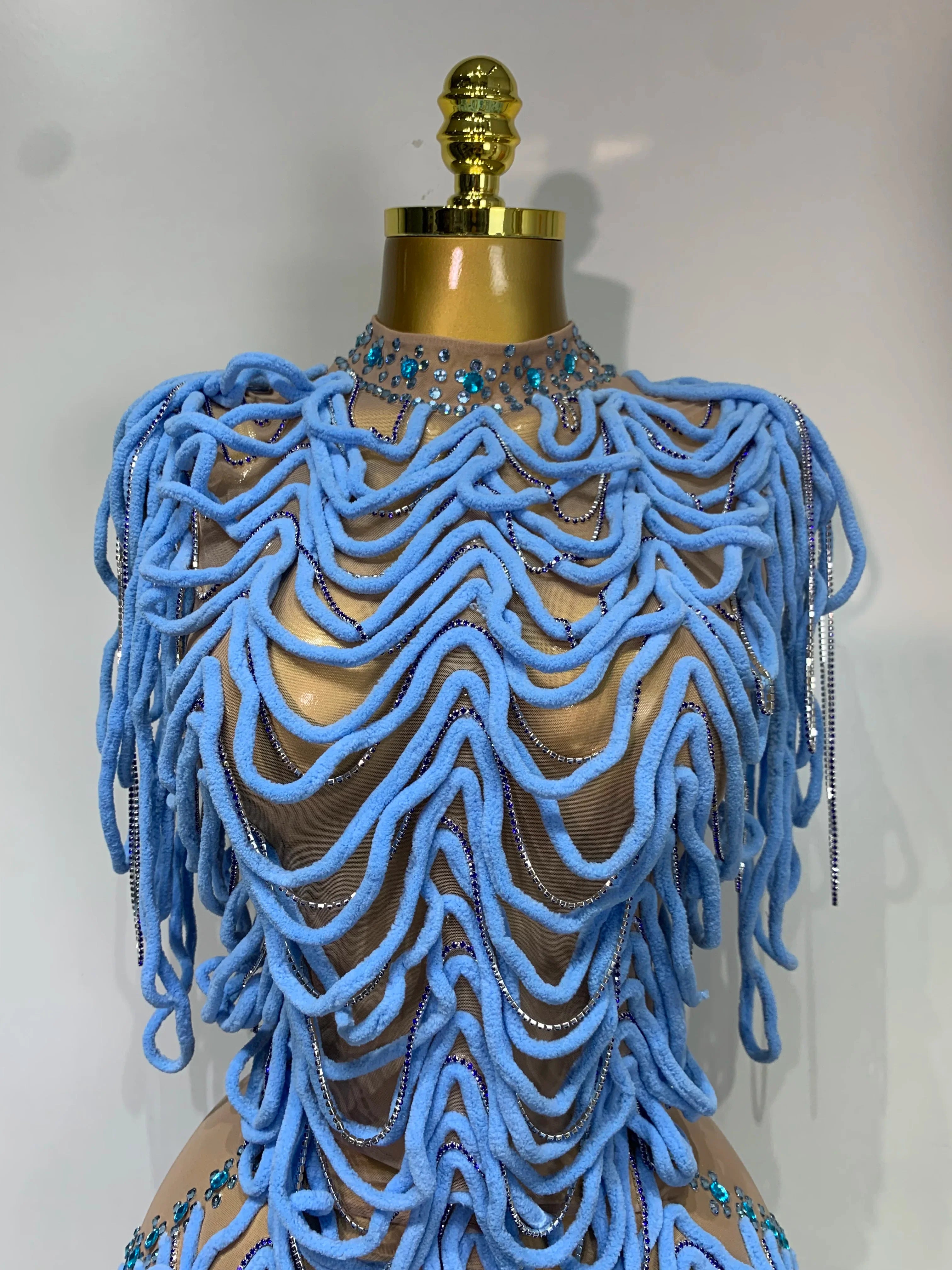 Venia Rhinestone Dress