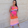 Colorful Knitted Two Piece Set Pink
