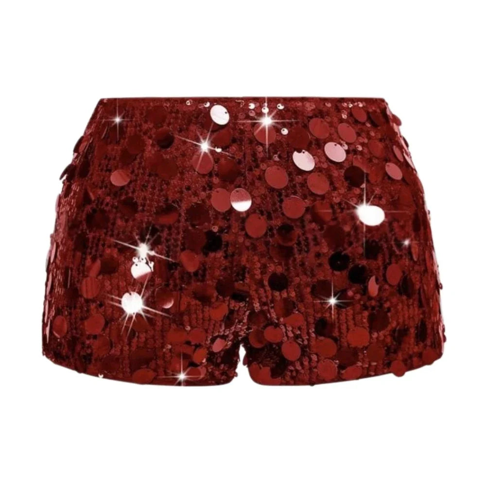 Lory Corset Sequin Short Set