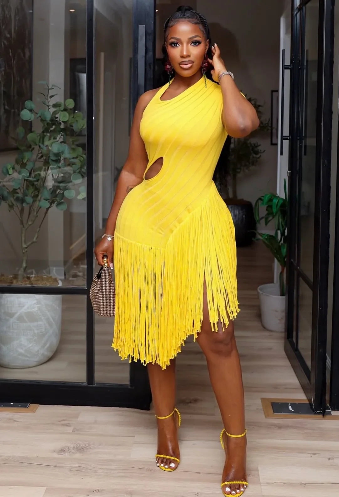 Maresa Tassel Hem Dress
