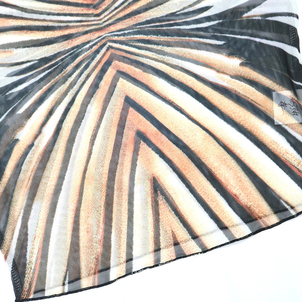 Loanda Sheer Mesh Flare Pants Set