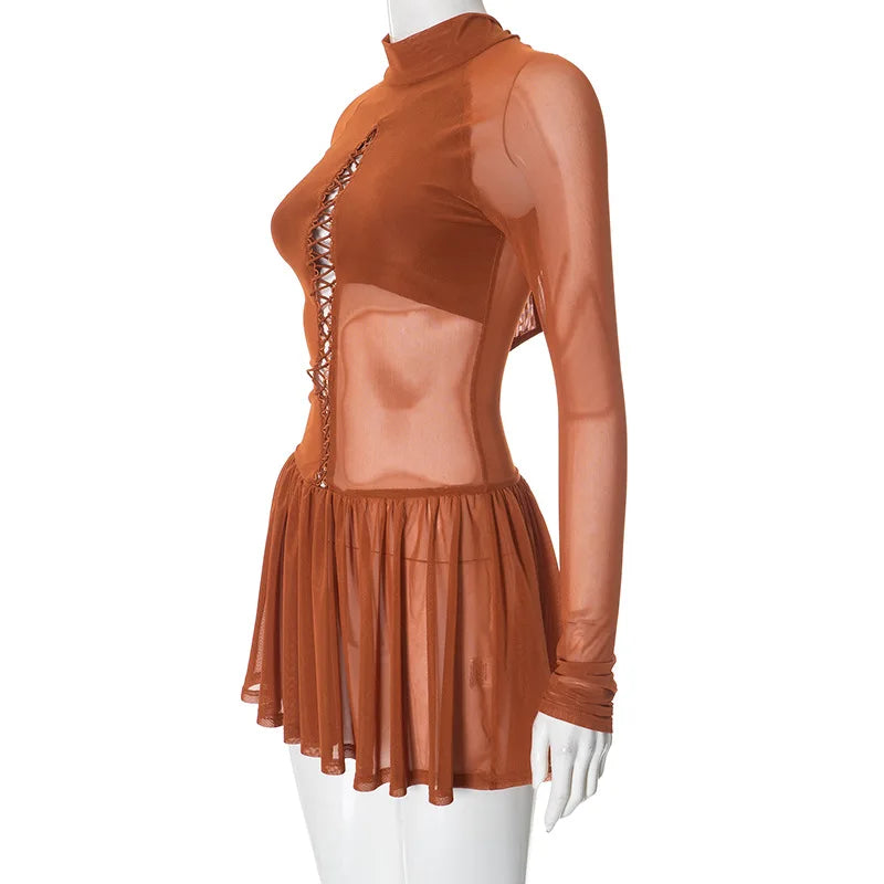 Lenya Mesh Mini Dress