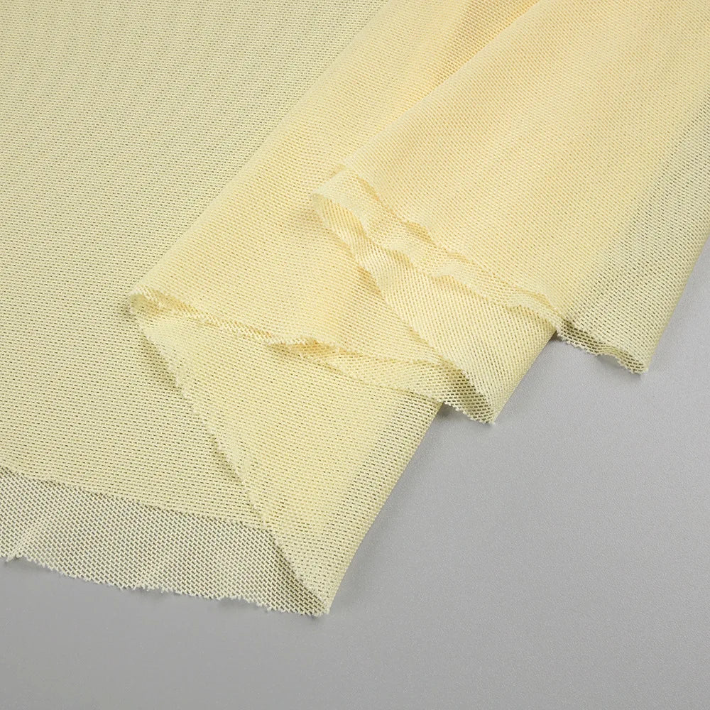 Yellow Silk Maxi Dress