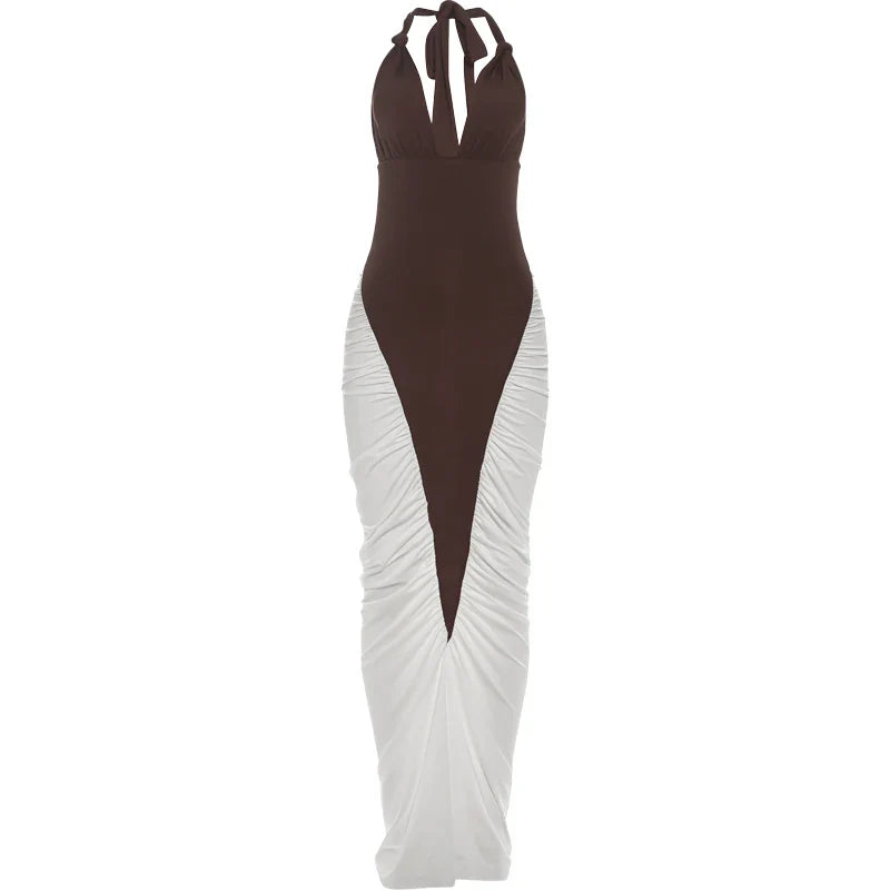 Renda Ruched Bodycon Dress