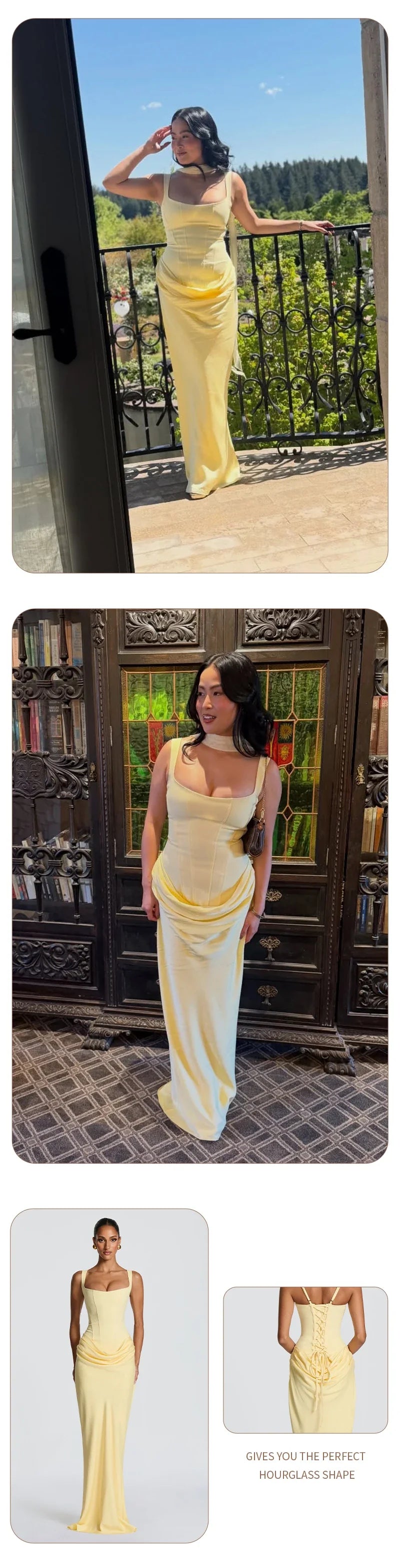 Yelena Corset Maxi Dress