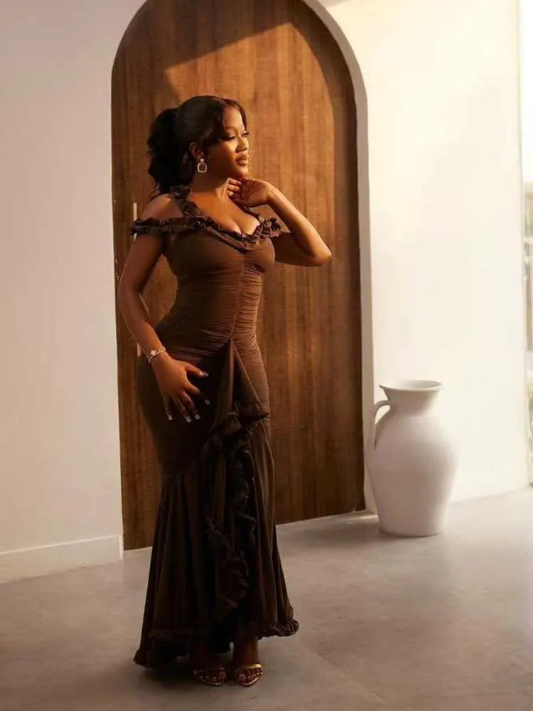 Nadya Off-Shoulder Maxi Dress